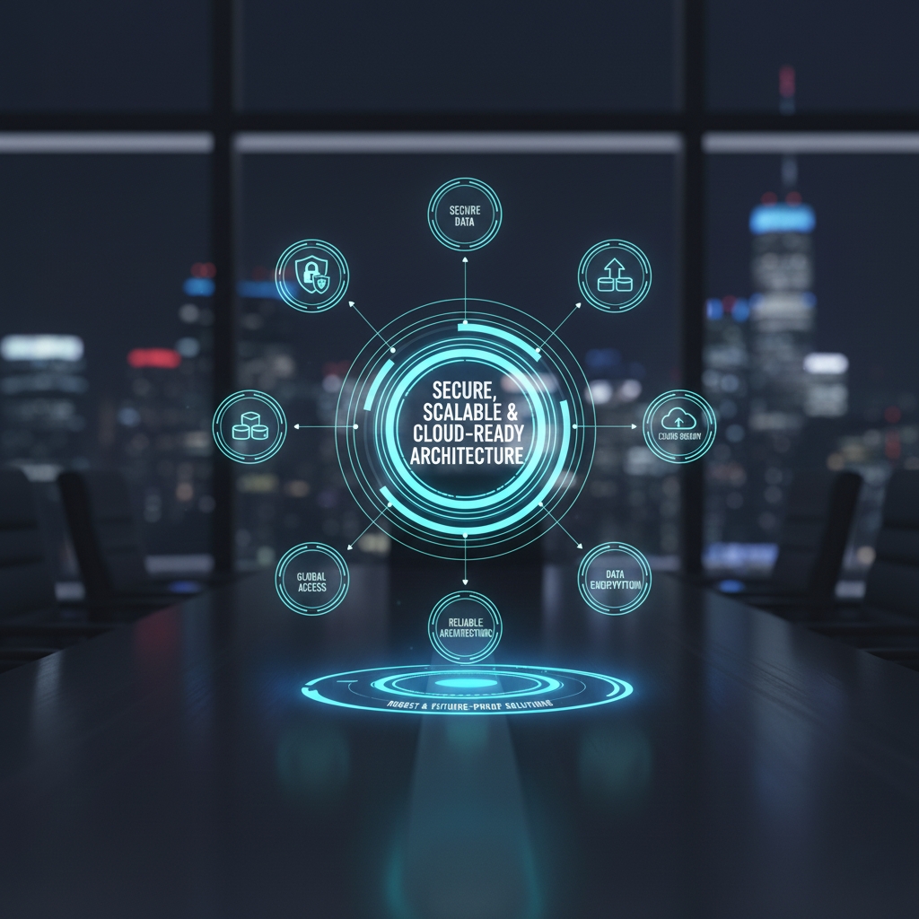 Secure scalable cloud ERP